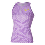 Mizuno Bekleidung Mizuno Mugen Printed Tank-Top Damen-Flieder