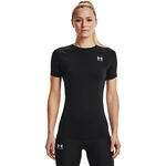 Under Armour Bekleidung Under Armour Heatgear Authentics Comp T-Shirt Damen-Schwarz