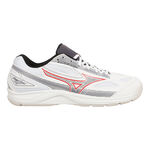 Mizuno Tennisschuhe Mizuno Break Shot Teppichschuh Herren-Weiß,Rot