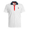 Stripes Polo Herren-Weiß,Dunkelblau
