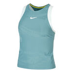 Nike Bekleidung Nike Court Dri-Fit Slam Tank-Top Damen-Petrol,Hellblau