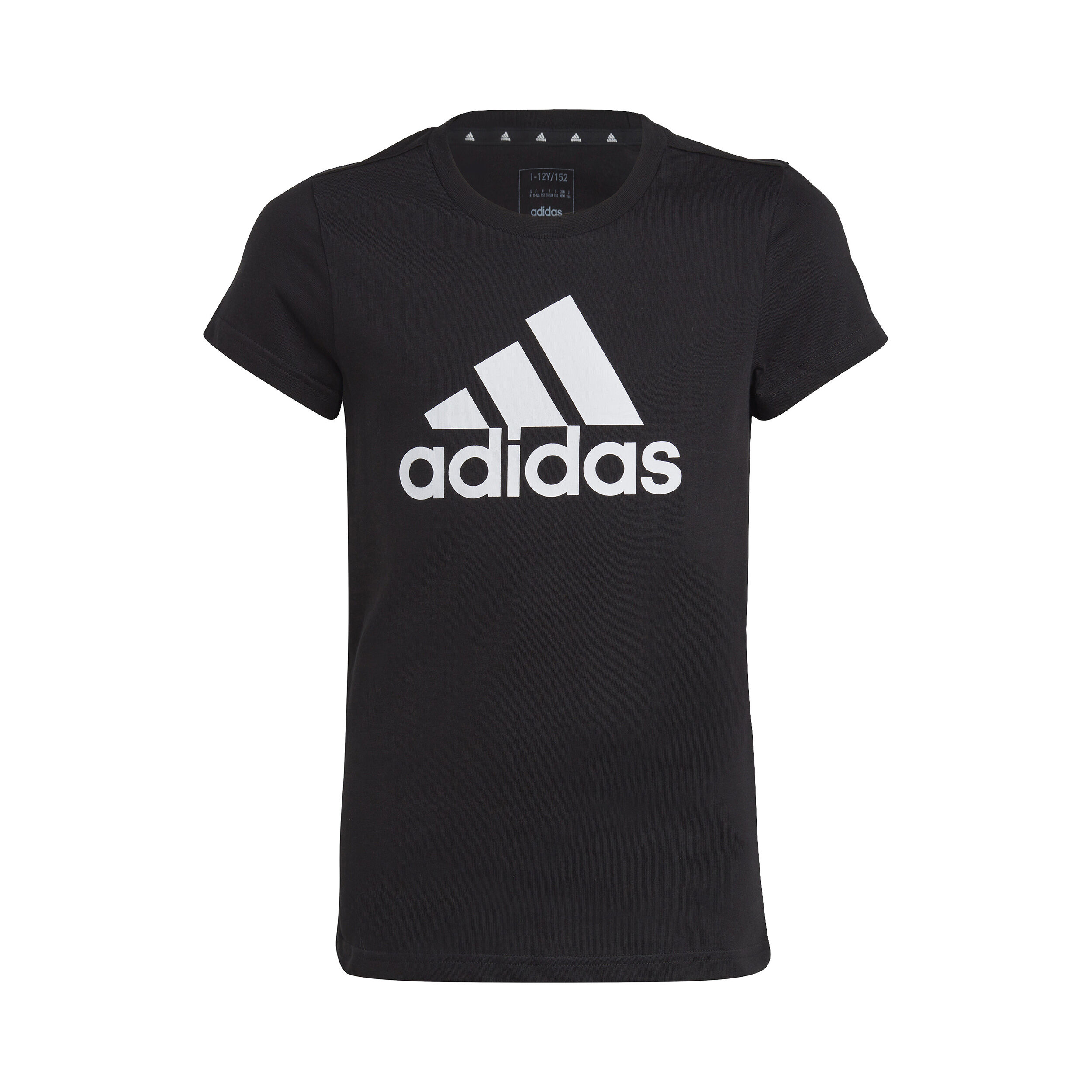 adidas Essentials Big Logo T Shirt Madchen Schwarz WeiB online kaufen Tennis Point AT