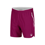 Quiet Please Bekleidung Quiet Please Drop 7in Shorts Herren-berry, wei&szlig;