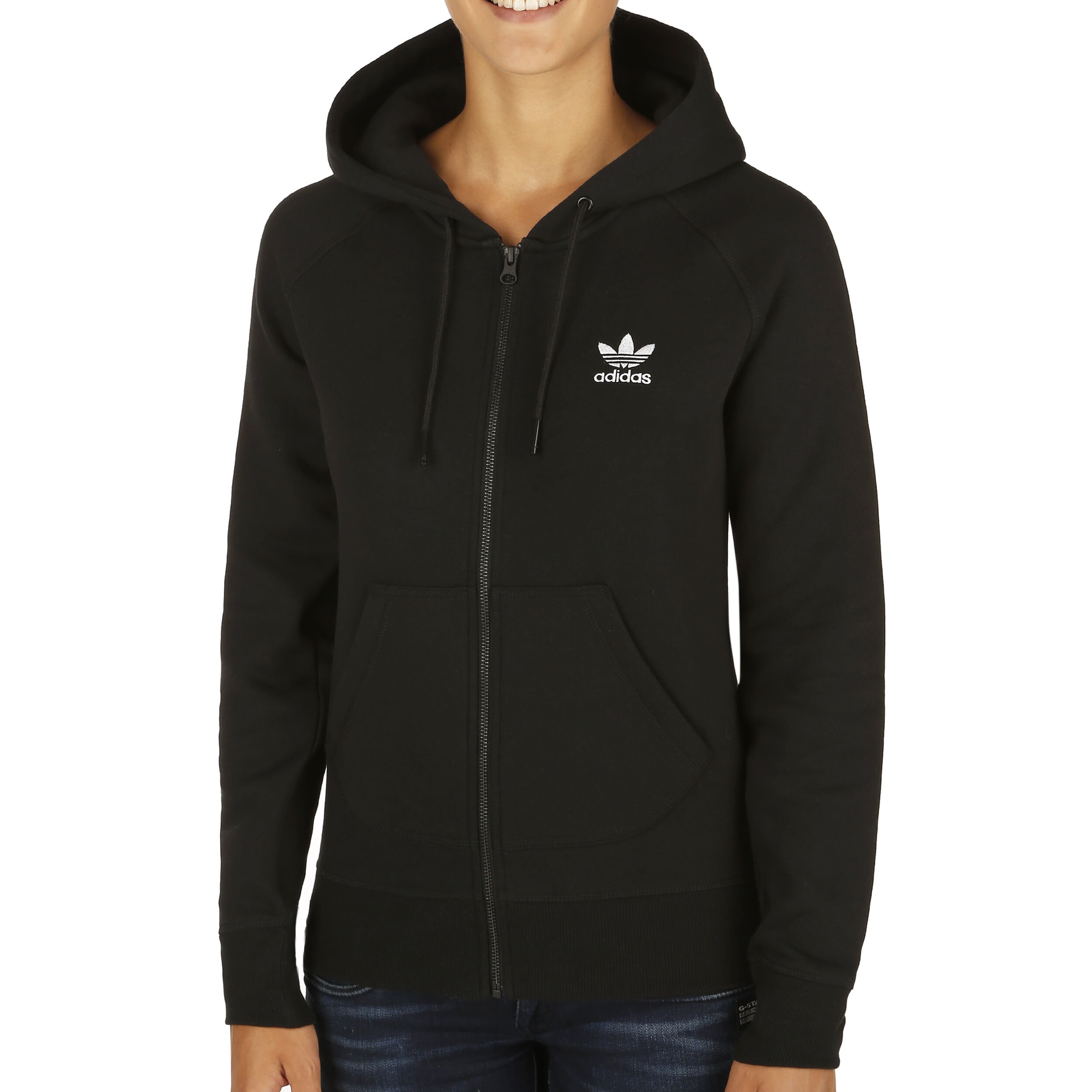 adidas Originals Full Zip Sweatjacke Damen Schwarz online adidas Originals Full Zip Sweatjacke Damen Schwarz online