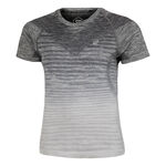 ASICS Bekleidung ASICS Seamless Laufshirt Damen-Weiß,Grau