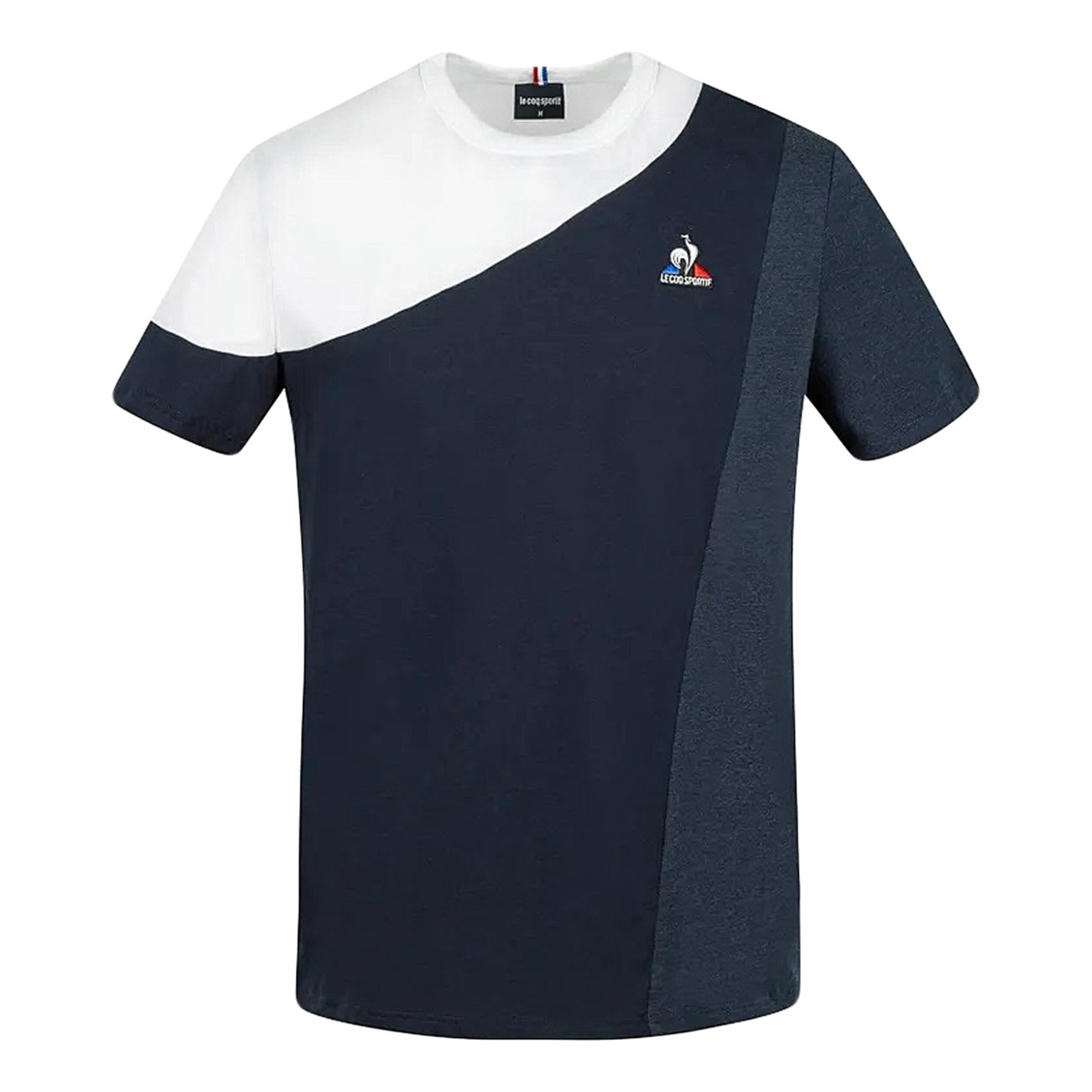 Le Coq Sportif Saison 1 SS N 2 T Shirt Herren Blau WeiB online kaufen Tennis Point AT
