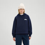 Ellesse Bekleidung Ellesse Il Tiro Hoody Damen-Dunkelblau,Wei&szlig;