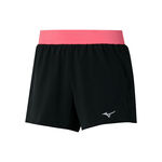 Mizuno Laufshorts Mizuno Alpha 4.5in Shorts Damen-Schwarz,Pink