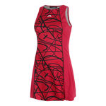 JLindeberg Bekleidung JLindeberg Maddy Printed Kleid Damen-Rot,Schwarz