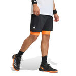 adidas Bekleidung adidas Club 2In1 Shorts Herren-schwarz, orange