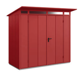 Set Berry Gerätehaus Modern-P,Typ1,RAL3004, 2 flg, inkl. Zubehör