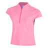 Swing Zip T-Shirt Damen-Rosa