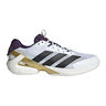 Adizero Ubersonic 5 Allcourtschuh Herren-Wei&szlig;aluminium,Gold