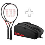 Wilson Schl&auml;gerpaket Wilson Clash 100 Pro V3.0 Turnierschl&auml;ger