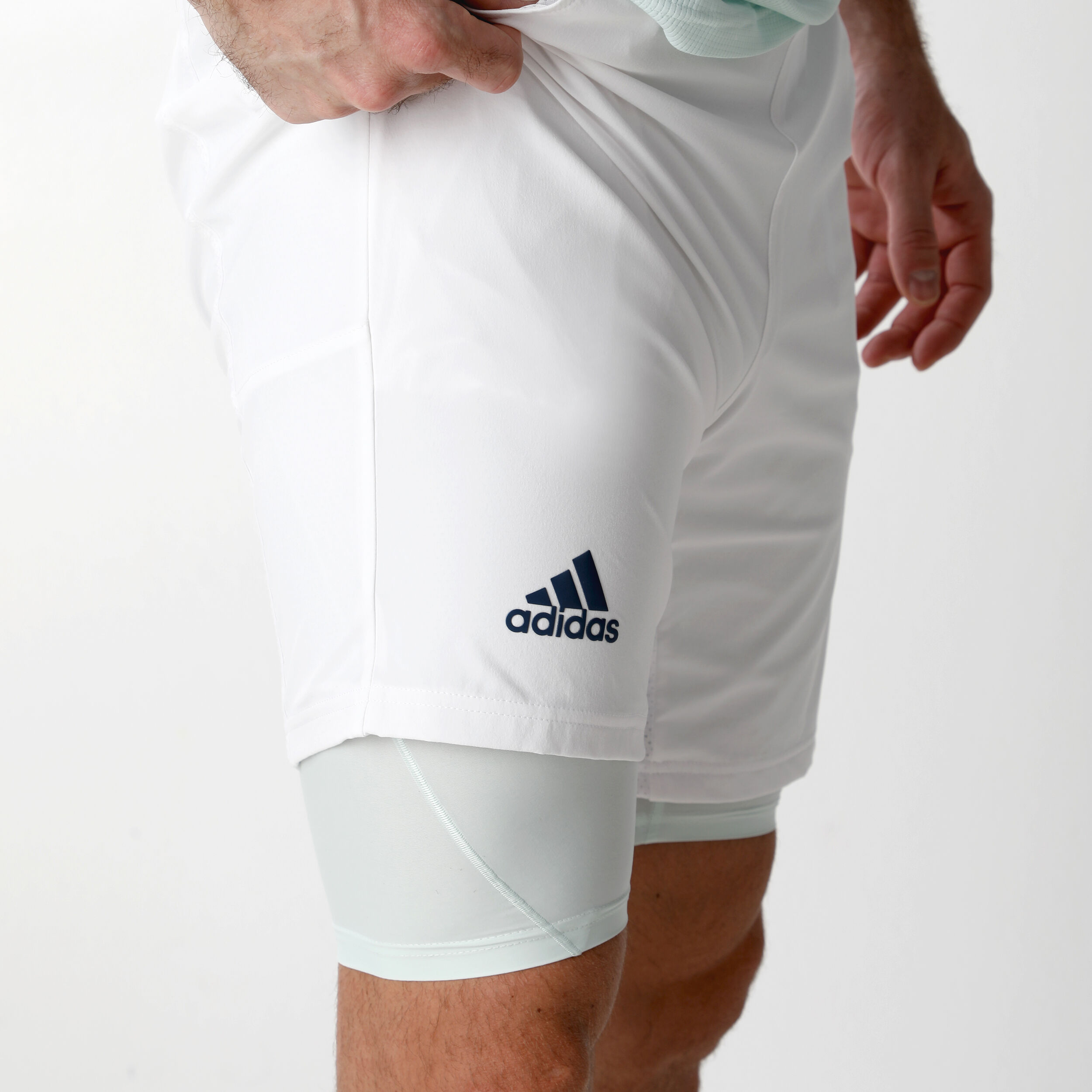 Adidas shorts clearance herren weiß