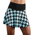 Endless Bekleidung Endless Lux II Rock Damen-Schwarz,Blau