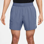 Nike Bekleidung Nike Court Dri-Fit Advantage 6in Shorts Herren-Blaugrau,Weiß
