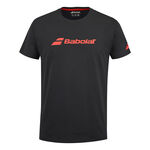 Babolat Bekleidung Babolat Exercise T-Shirt Herren-Schwarz