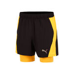 Puma Bekleidung Puma Ultraweave Velocity 2in1 Laufshorts Herren-Schwarz,Orange