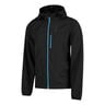  Feel the Vybe Fly Laufjacke Herren-schwarz, t&uuml;rkis