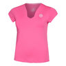 Bella 2.0 Tech V-Neck T-Shirt Damen-Pink,Wei&szlig;