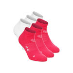 BIDI BADU Bekleidung BIDI BADU No Party XXL No Show Move Tennissocken-Pink,Wei&szlig;