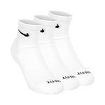Nike Bekleidung Nike Everyday Plus Cushioned Tennissocken-Wei&szlig;