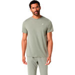 ASICS Laufshirt ASICS Spiral Embroidery Laufshirt Herren-gr&uuml;n