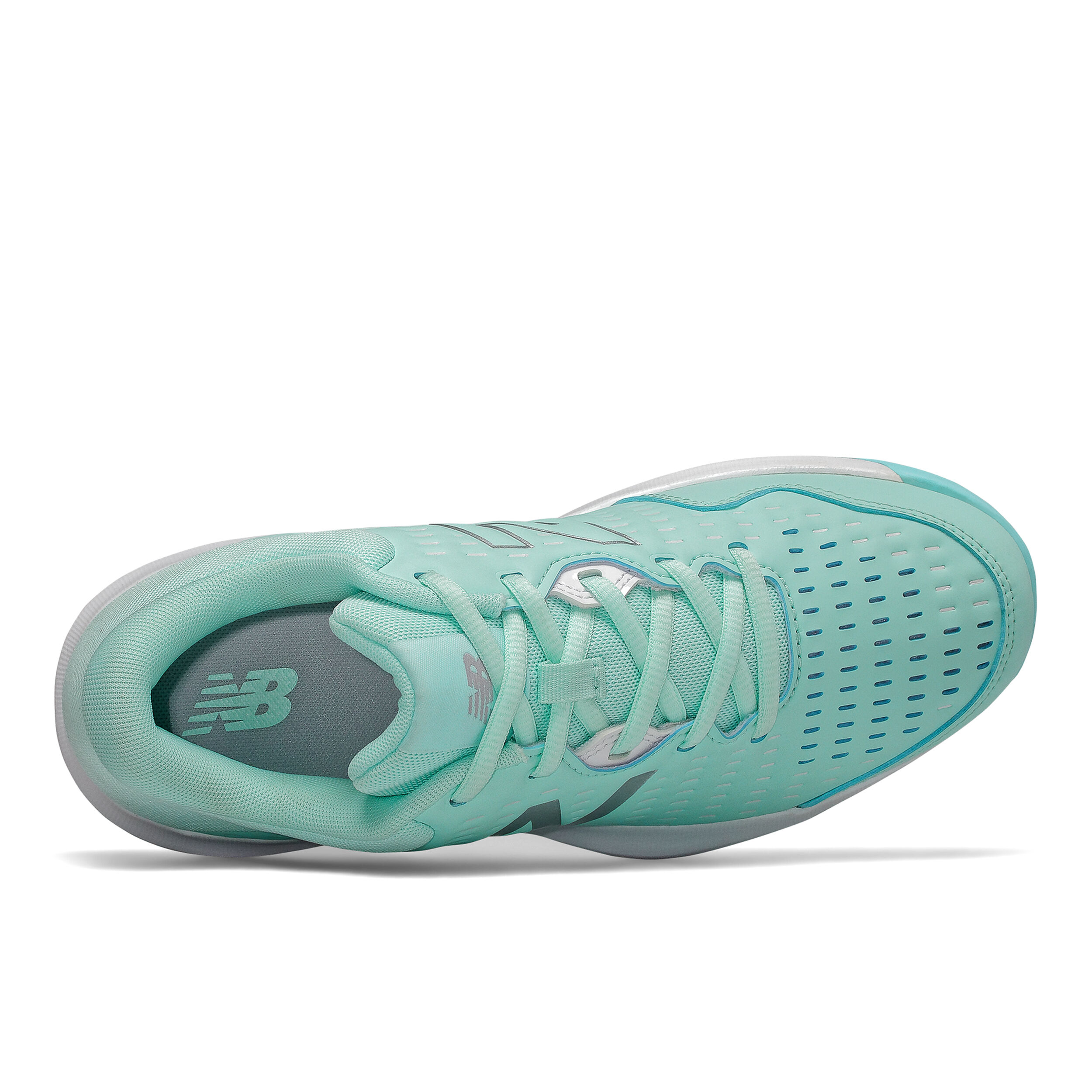 696 V4 Allcourtschuh Damen Mint Silber