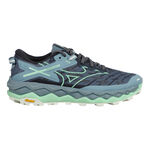 Mizuno Laufschuhe Mizuno Wave Mujin 10 Trailschuh Damen-Dunkelblau,Mint