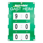 Tegra Platzbedarf Tegra Match-Pointer Größe S,35x50 Cm Spielstandsanzeige-Grün