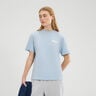 Soffio T-Shirt Damen-Hellblau,Weiß