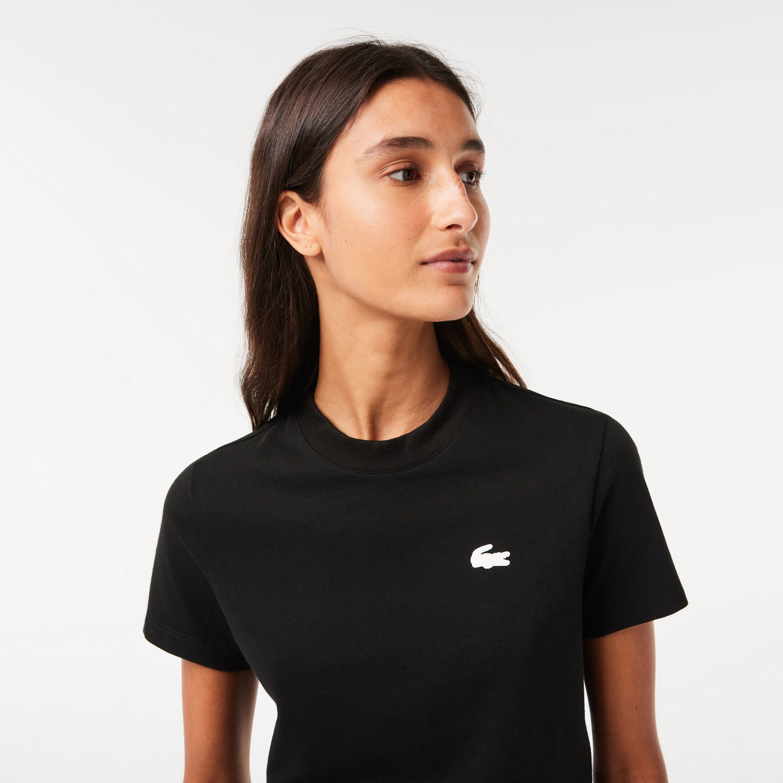 Lacoste Core T Shirt Damen Schwarz online kaufen Tennis Point AT