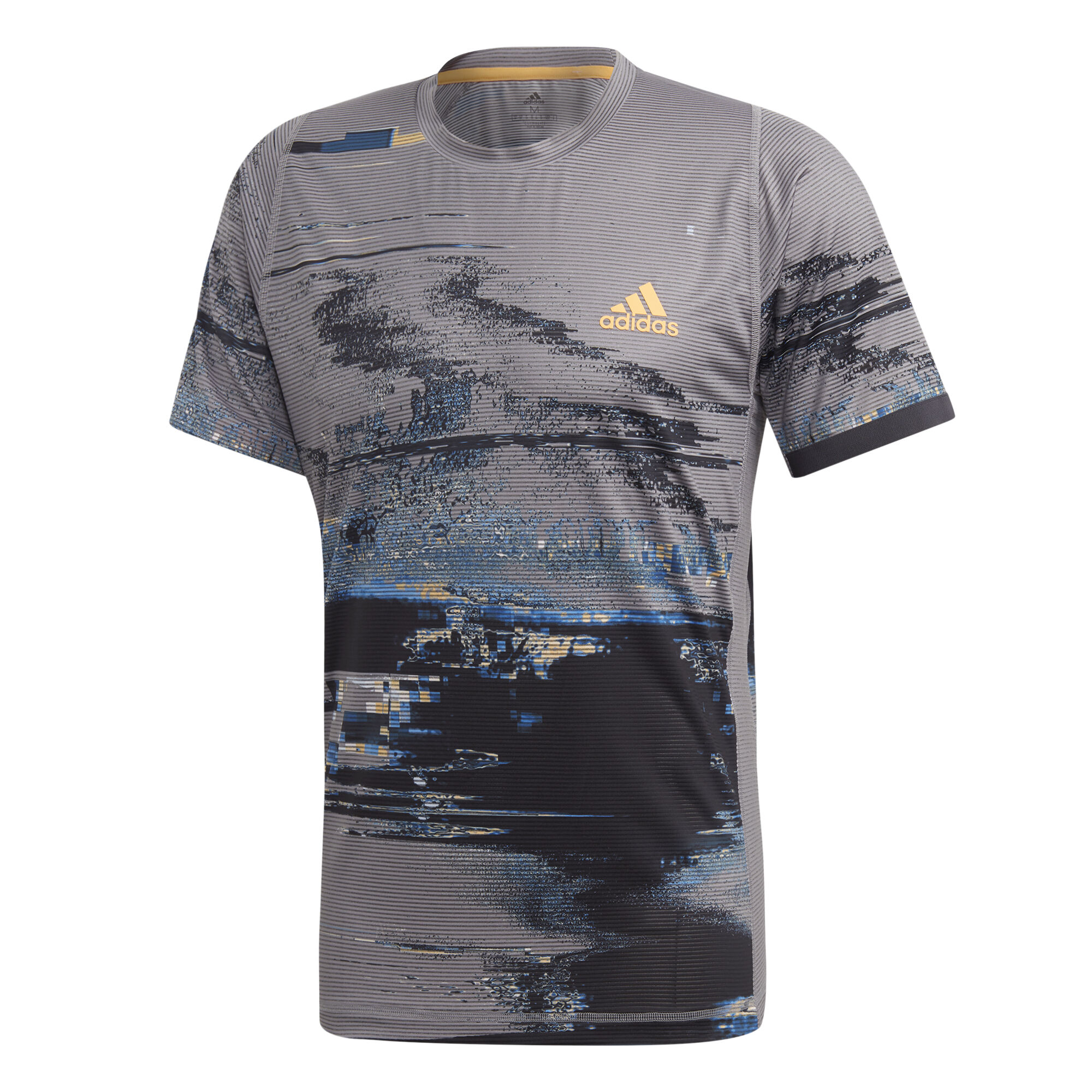 adidas New York Printed T Shirt Herren Grau, Schwarz Herren T Shirt adidas Barricade Tee | Sportega.at