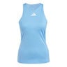 Y- Tank-Top Damen-Hellblau,Weiß