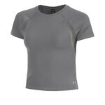 Under Armour T-Shirt Under Armour Motion Mesh T-Shirt Damen-gr&uuml;n, grau