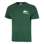 Lacoste Bekleidung Lacoste Urban Print T-Shirt Herren-Grün