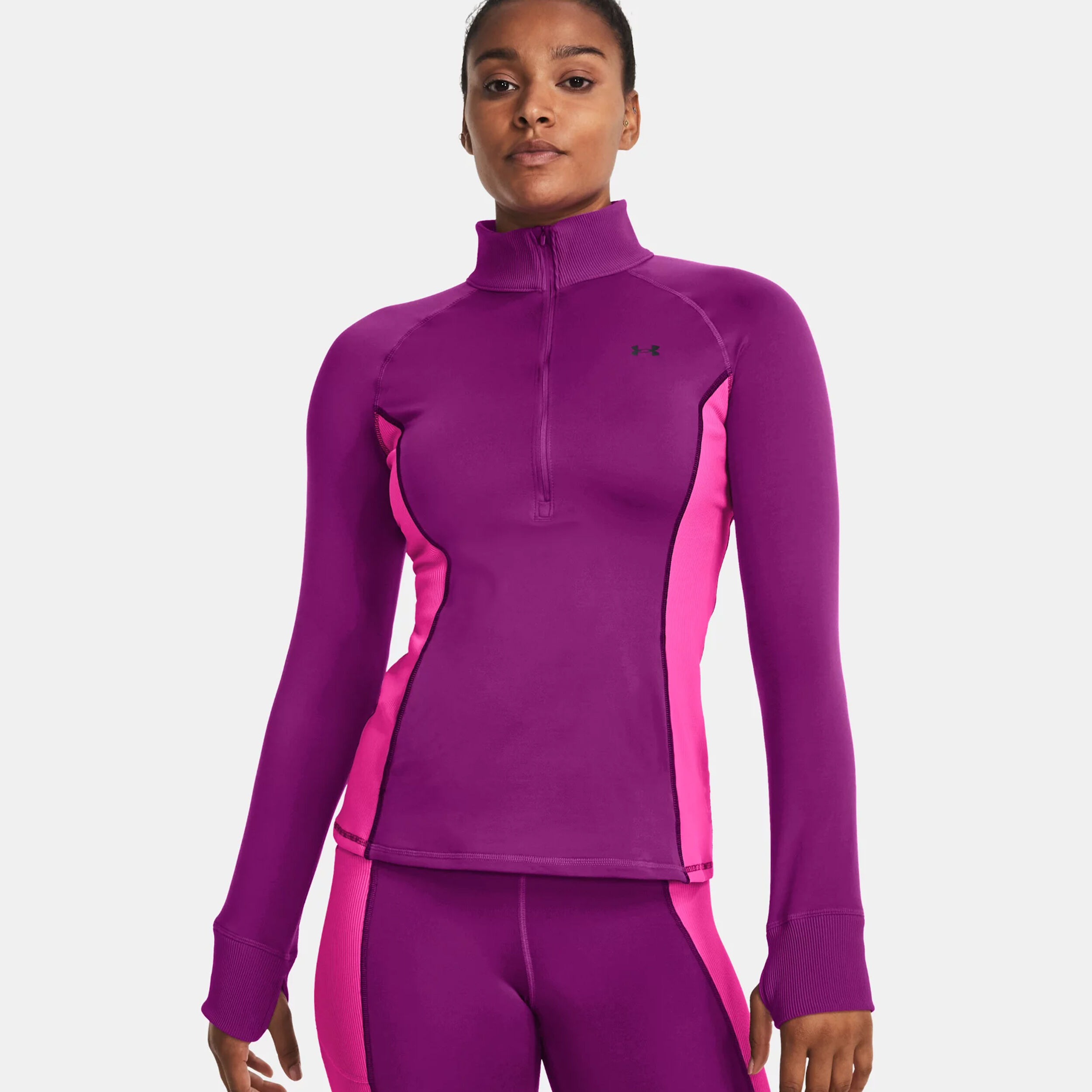 Under Armour CW Half Zip Longsleeve Damen Lila Pink online kaufen Tennis Point AT