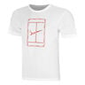 Court Dri-Fit Heritage T-Shirt Herren - wei&szlig;, 