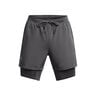 Launch 5in 2in1  Laufshorts Herren-dunkelgrau, dunkelgrau