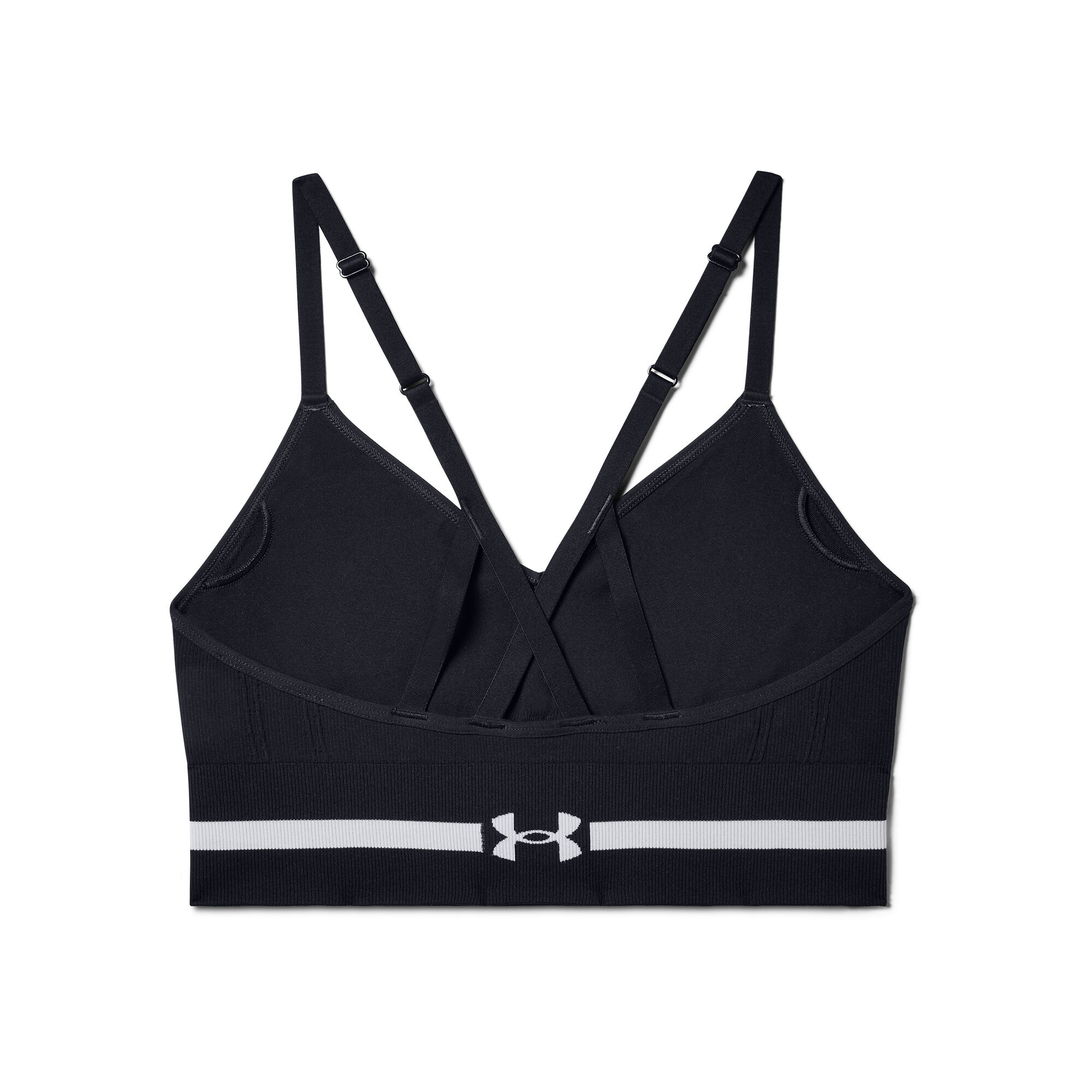 Under Armour Seamless Low Long Sport-BH Damen Schwarz, Hellgrau online  kaufen