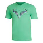 Nike Bekleidung Nike RAFA Court Dri-Fit T-Shirt Herren-Hellgrün