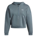 Under Armour Bekleidung Under Armour Rival Fleece  Piped Half-Zip Sweatshirt Damen - weiß, 