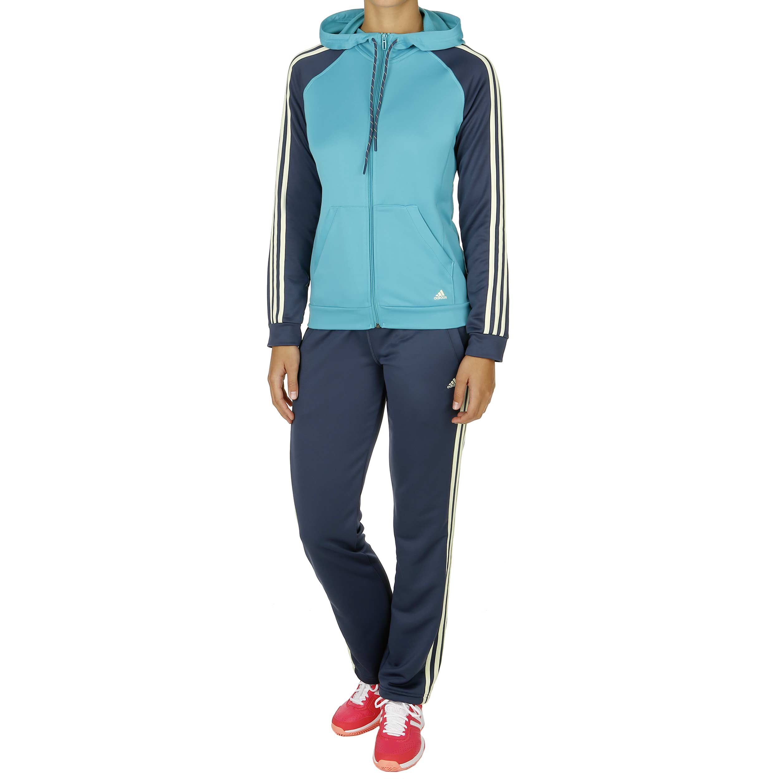 adidas damen trainingsanzug new young knit