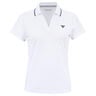 W. TEAM TECH POLOWHITE Polo Damen-wei&szlig;