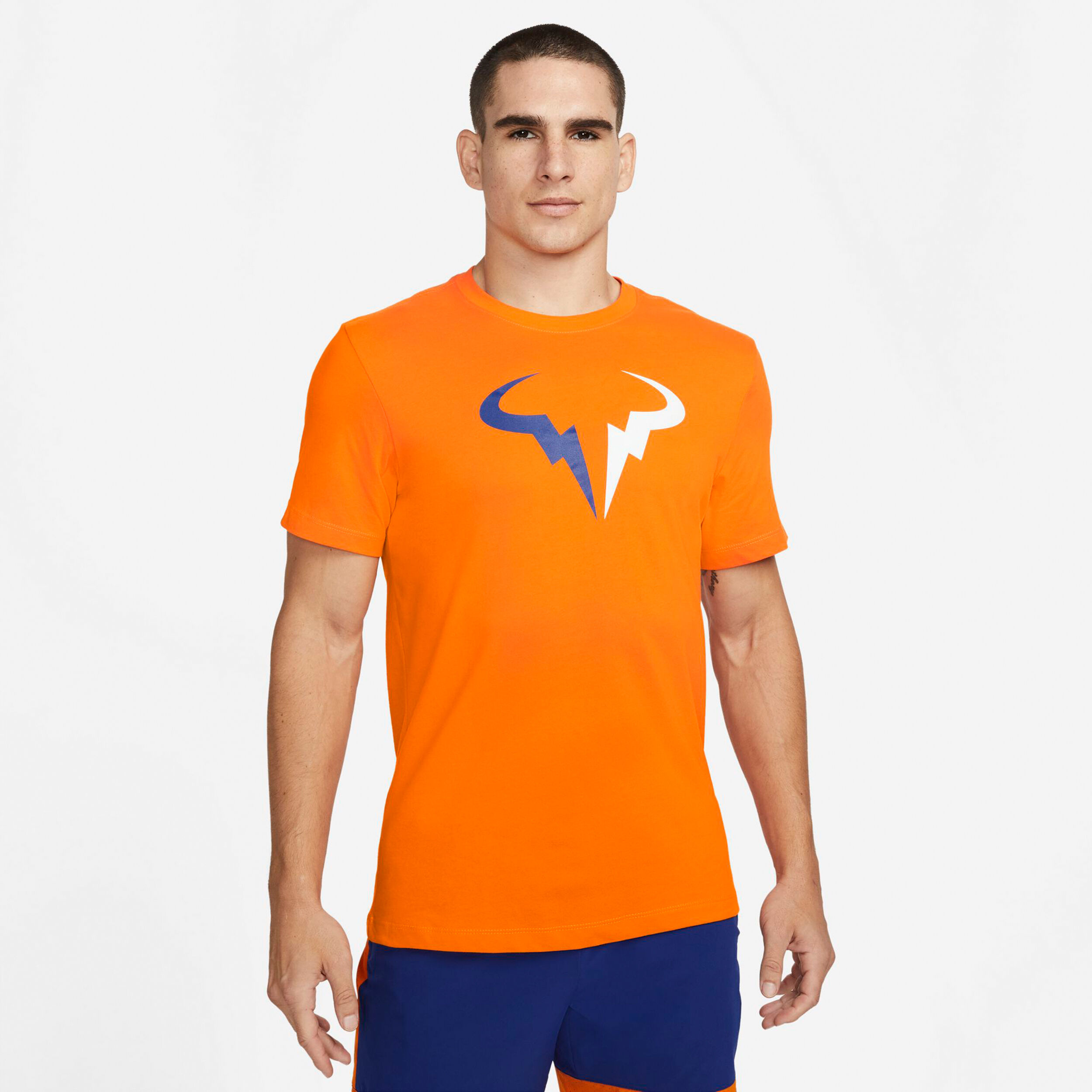 Nike Rafael Nadal Court Dri Fit Essential T Shirt Herren Orange Mehrfarbig online kaufen Tennis Point AT