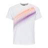 Performance T-Shirt Herren-Weiß,Orange