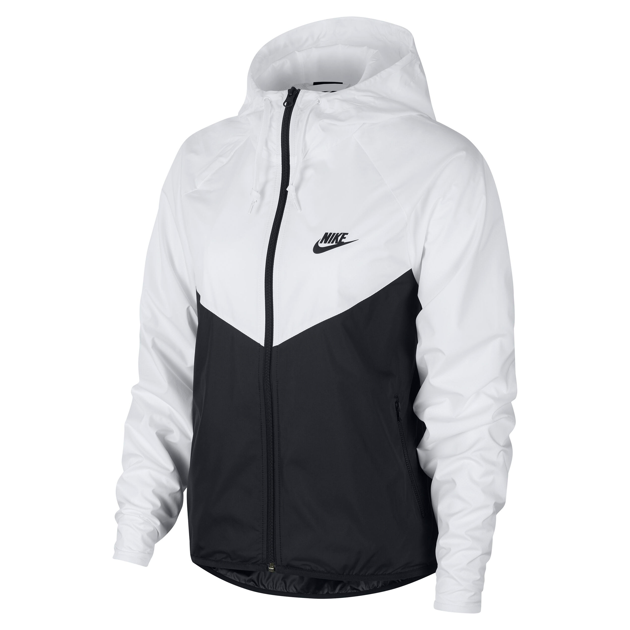 Nike Sportswear Windrunner Trainingsjacke Damen WeiB Schwarz online kaufen Tennis Point AT