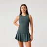 Ace Pocket Ribbed Tank Top Tank-Top Damen - dunkelgr&uuml;n
