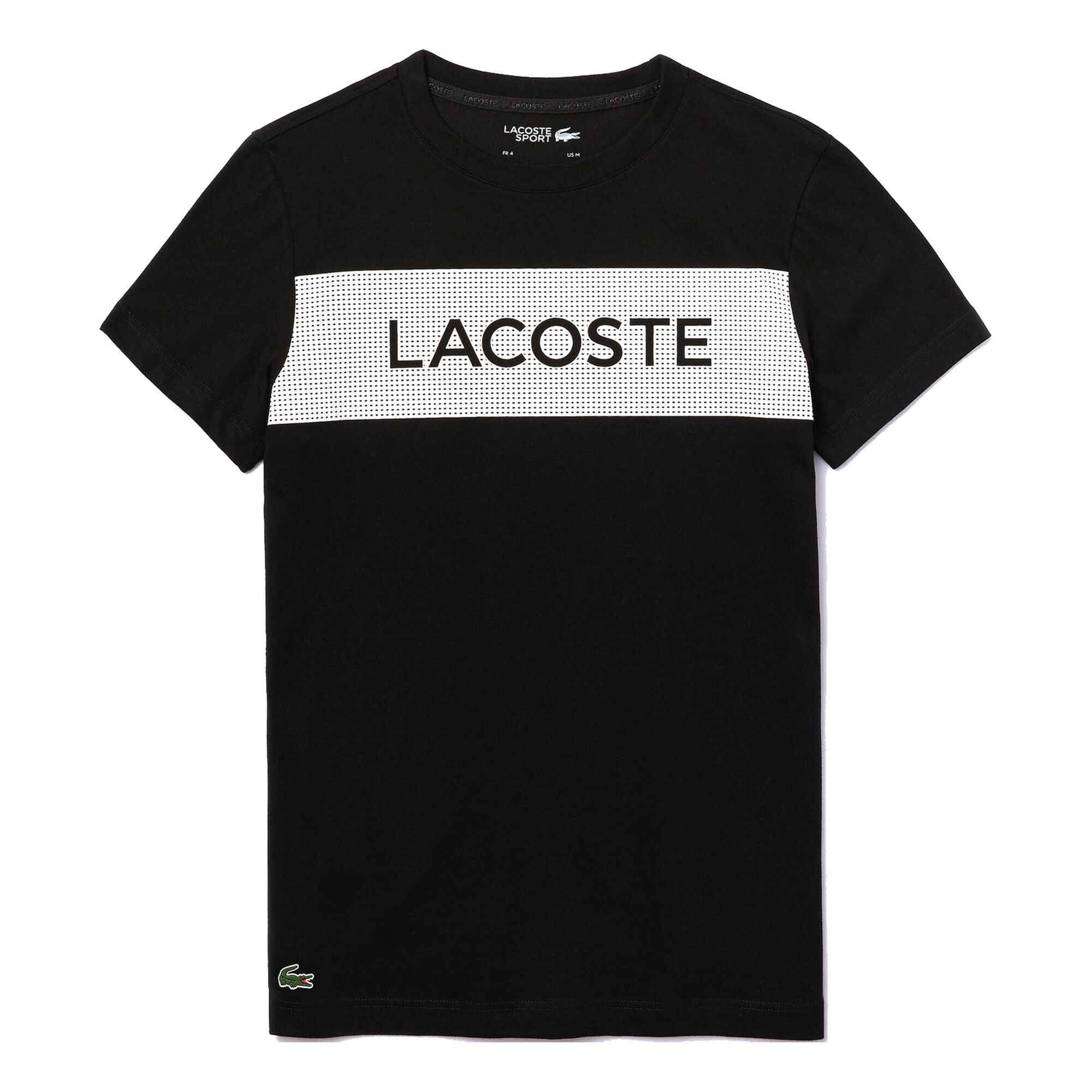Lacoste TShirt Herren Schwarz, Weiß online kaufen TennisPoint